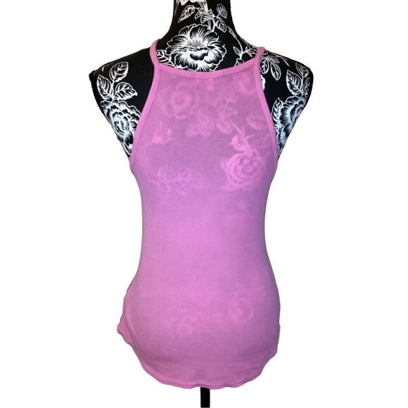 Splendid Ribbed Tank Top Camisole Spaghetti Straps Lounge Casual Comfort - Picture 2 of 8